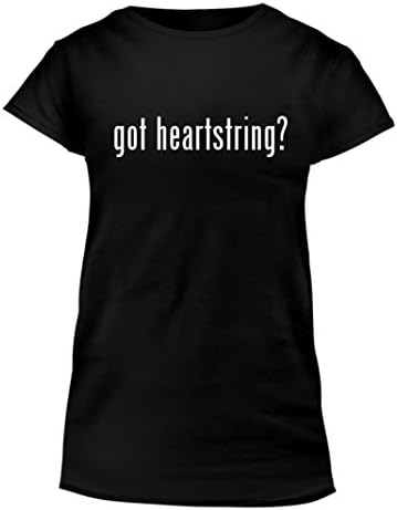 got heartstring? - Junior Cut Women's T-Shirt, Black, Large