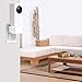 Outlet Wall Mount Compatible Wyze Cam Pan, Upgraded Version AC Outlet Wall Plug Mount Stand Holder Bracket Without Messy Wires or Wall Damage - 2 Pack