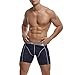 MASS21 Men's Liquid Stretch Boxer Brief Long Leg Quick Dry Underwear 3 Packs