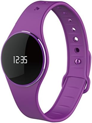 Inchor Smart Watch, Fitness Tracker Watch Sleep Monitor Step Distance Counter Activity Tracker IP67 Bluetooth 4.0 Full Touch Sport Bracelet Wristband for Kids Woman Man (Purple)