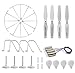 BTG Motor Parts for Syma X5UC X5UW RC Quadcopter- Spare Parts: 4* Motors; 4* Gear Sets; 4* Propellers, 4* Protection Frames, 4* Landing Gears