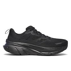 Saucony Women's Guide 18 Sneaker, Triple Black, 6