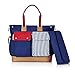 COCOCKA 10 Pocket Premium Designer Diaper Bag Perfect Gift for New Moms with Boys or Girls Baby’s Organiser Weekender Baby Bag Tote Style Nappy Bag Fashion Maternity Bag W/Changing Mat