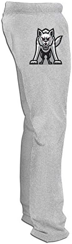 South Dakota Coyotes 1 Logo Men's Fleece Pant Ash