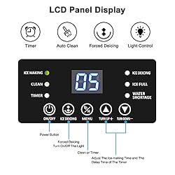 Commercial Ice Maker Machine 130LBS/24H with 35LBS