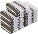 Utopia Towels Premium Quality 12 Pack Dish Towels, 380 GSM, 15 x 25 Inches Ultra Soft Cotton Dish Cloths (Warm Grey)