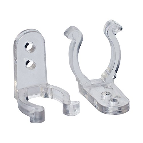 Home & Garden DELight® 100 Pcs 1/2" LED Rope Light Holder Wall Mounting