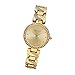 SO&CO New York Women's 5062.2 SoHo Quartz Stainless Steel 23K Gold-Tone Chain Link Crystal Accented Bracelet Watch