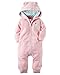Carter's Baby Hooded Fleece Jumpsuit, Purple
