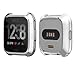 SIRUIBO Compatible Fitbit Versa Case, TPU Plated Screen Protector Rugged Cover All-Around Protective Bumper Shell Compatible Fitbit Versa Smartwatch, Silver