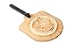 Fiery Chef Bamboo Pizza Peel with Foldable Rubber Handle for Easy Storage, 12 x 14 inch Blade, 22.7 inch Overall, Gourmet Luxury Pizza Paddle for Baking Homemade Pizza Bread