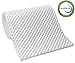 Vaunn Medical Egg Crate Convoluted Foam Mattress Pad - Thick EggCrate Mattress Topper (Standard Bed Twin Size) - 38'' x 75'' x 3''