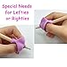 Pencil Grips, Jr.White Soft Finger Grip for Kids Handwriting Posture Correction, Silicone Ergonomic Writing Aids for Adults Special Needs Lefties or Righties Preschoolers Kids