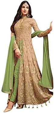 Women's Anarkali Salwar Kameez Designer Indian Dress (Set of 5) Party Embroidered Gown