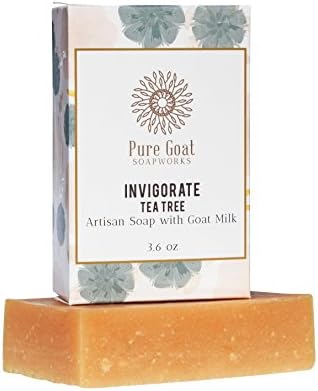Pure Goat Soapworks Tea Tree Goat Milk Soap 2-pack