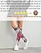 Compression Socks Women Men 15-20 mmHg, 6-Pairs Mens Womens Athletic Sock for Dress,Running,Medical,Varicose Veins,Travel