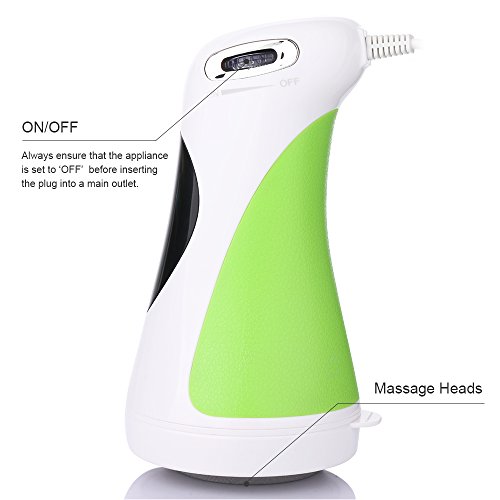 NURSAL Handheld Percussion Electric Massager, Interchangeable Nodes Deep Kneading Therapeutic for Full Body, Blood Circulation
