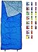 REVALCAMP Lightweight Blue Sleeping Bag Indoor & Outdoor use. Great for Kids, Youth & Adults. Ultralight and Compact Bags are Perfect for Hiking, Backpacking, Camping & Travel. primary