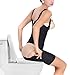 ieasysexy Women Waist Trainer Underbust Corset Thigh Reducer Bodysuit Shapewear Black