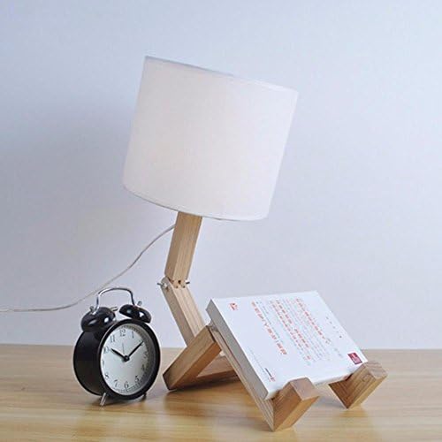 DAHAI FU 1PC Eye Care Desk Lamp LED Table Lamp Creative Robot Desk Lamp Reading T able Light Kids study Desk lamp -Best for Bed Room Office Living Room Studio Decorative lighting