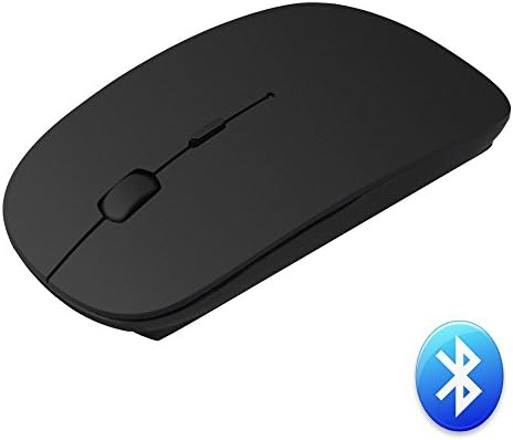 ACCTENIK Bluetooth Wireless Mouse Portable Noiseless Mobile Mice for PC, Macbook, Laptop, Android Tablet, Notebook (Black)
