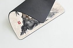 Pingpi Gaming Mouse Pad Custom,Japanese Bamboo