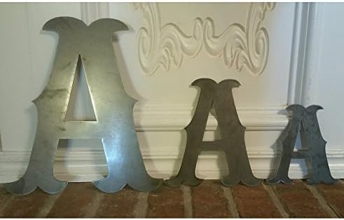 Individual Metal Letters 6in, 8in, 12in, and 20in