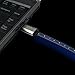 DATASTREAM Micro USB Cable LED Light Up 3.5 ft Long w/Flat Design, High Speed Data Transfer, Visible Blue & Green Charging Lightup - Perfect for Car, Bedside, More