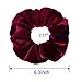 Ondder 5 Pack Large Hair Scrunchies for Hair Ponytail Holder Bobbles Elastic Colorful Scrunchy Hair Bands Ties Hair Scrunchies for Women, Solid Color Cintas Para el Pelo de Mujer