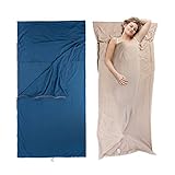Weanas® Lightweight Warm Roomy Cotton Sleeping Bag Liner, Travel Sheet Sleep Sack, Rectangular 83