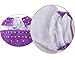 LukLoy Women's Adults Cloth Diapers for Incontinence Care Protective Underwear -Dual Opening Pocket Washable Adjustable Reusable Leakfree (Purple)