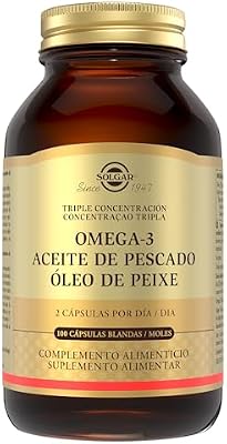 Omega 3 de tripla potência, apoia o cérebro e os olhos, é bom para a saúde do coração, óleo de peixe, 100 softgels, a embalagem pode variar