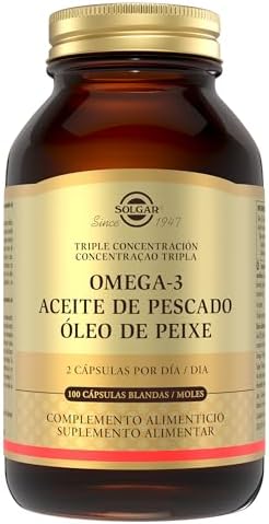 Omega 3 Triple Potencia | Apoya Cerebro y Ojos | 100 Cápsulas