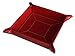 Red Leather Jewelry Mens Catchall Key Wallet Phone Coin Box Tray Storage Valet