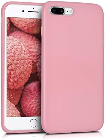 TPU Silicone Case Cover for Apple iPhone 7 Plus / 8 Plus - Soft Flexible Rubber Protective Cover (Pink)