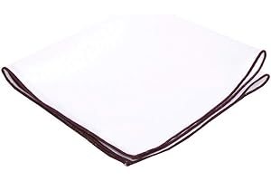 Flairs New York Gentleman's Essentials Weekend Casual White Pocket Square