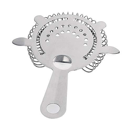 Good Polished Stainless Steel Cocktail Strainer Shaker Wire Mixed Drink Ice Colander Filter Bar Strainers Drinking Tools
