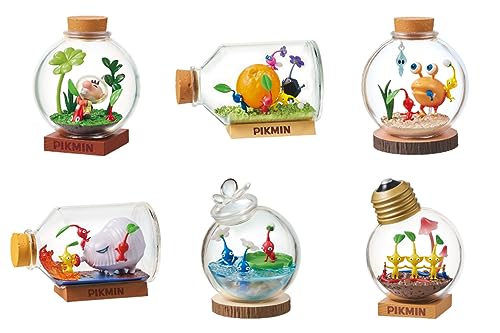 Re-Ment Pikmin Collection Terrarium Boîte de 80 pièces Environ H 3,1 x l 5,5 x P 7,9 cm