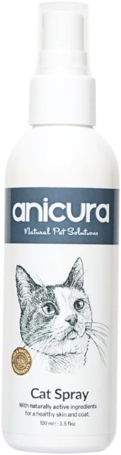 Anicura Natural Cat Spray - Itch Relief for Sensitive Skin & Dermatitis (Liquid)