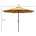 Ollieroo Patio Umbrella Tilt Aluminum 9FT Outdoor Market Umbrella with Crank 8 Steel Ribs and Wind Vent 100% Polyester Beige