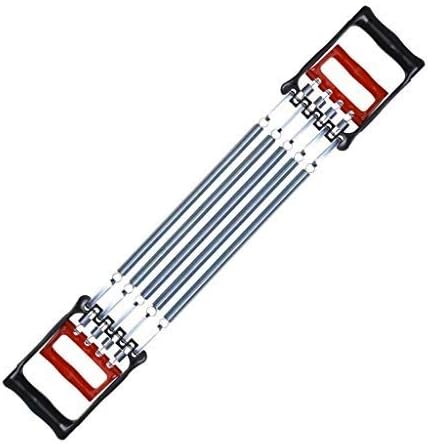 Chest Expander Grip Device Dual Use Adjustable 5 Spring Pull Trainer, Multifunction Strength Training Build Muscle Fitness Equipment