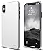 elago Origin Series for iPhone Xs, iPhone X Case - Minimalistic Design Slim Fit Scratch Resistant Protective Cover for Apple iPhone Xs (2018)/ iPhone X (2017) - White