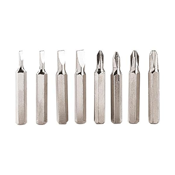 PEARL Multi Schraubenzieher: 8in1-Schraubendreher im Kugelschreiber-Design, 4x Kreuz und 4x Schlitz (Multifunktions Schraubendreher, Mini Schraubendreher, Feinmechaniker) – Bild 5