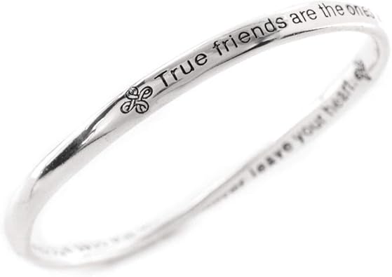 Brazalete de la amistad, en caja de regalo con mensaje en inglés: Amazon.es: Joyería