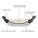 LAYOPO 14 in 1 Cat Window Mounted Bed,Indoor Pet Kitty Window Sill Perch Hammock Resting Seat Lounger,with 3 Suction Cups and Mat,Hanging Space Saving, for Any Glass Window Or Door