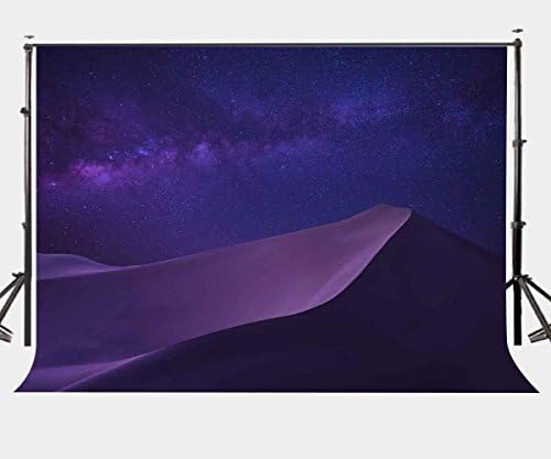 LYLYCTY 7X5ft Starry Night Backdrop Desert Desert Night View Photography Background LYGE617