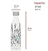 Godinger NEW YORK Water Bottle – Perfect NY City Souvenir Travel Water Bottle, With Imprinted Brands on it, Insulated Leak-proof Double Walled Stainless Steel, Keeps Your Drink Hot & Cold | 17 Oz