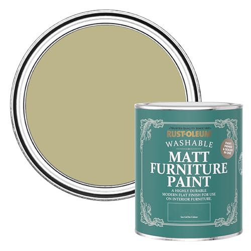 Rust-Oleum Matt Finish - Pintura para muebles (750 ml), color verde salvia