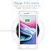 CHOETECH Wireless Charger, Aluminum Alloy Qi Wireless Charging Pad Compatible with iPhone Xs Max/XS/XR/X/8/8 Plus, Samsung Galaxy S9/S9+/S8/S8+/Note 8 and More All Qi-Enabled Phones(Black)