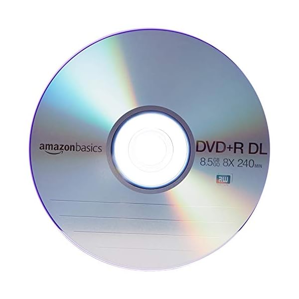 Amazon Basics – DVD+R-DL-Rohlinge, 8,5 GB, 8x, Spindel mit 50 Stück – Bild 4